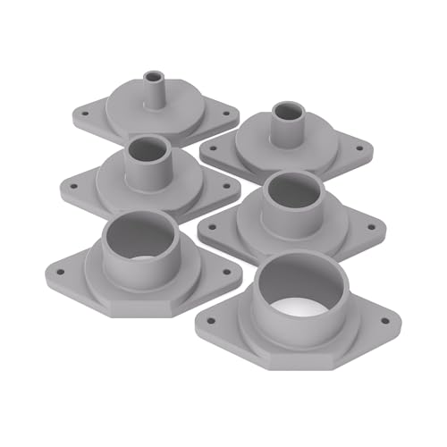 PRIWAS Kopierhülsen-Set passend für Metabo OFE 1229 Signal/OFE 738 | Kopierringe passend für Metabo Oberfräsen (Set 1: 10/15/20/25/30/35) von PRIWAS