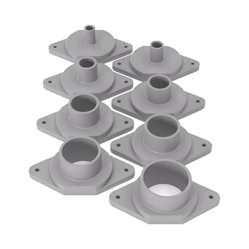 PRIWAS Kopierhülsen-Set passend für Metabo OFE 1229 Signal/OFE 738 | Kopierringe passend für Metabo Oberfräsen (Set 2: 10/12/17/20/24/27/30/35) von PRIWAS