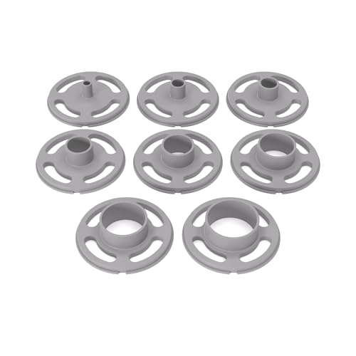 PRIWAS Kopierhülsen-Set passend für Triton TRA001/MOF001 | Kopierringe passend für Triton Oberfräsen (Set 1: 10/15/20/25/30/35/40/45) von PRIWAS