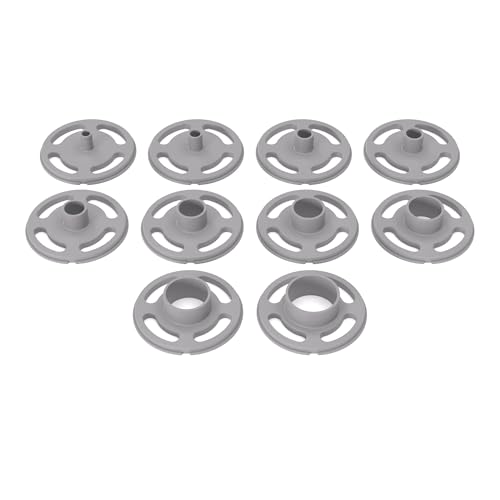 PRIWAS Kopierhülsen-Set passend für CMT Orange Tools CMT7E/CMT8E | Kopierringe passend für CMT Orange Tools Oberfräsen (Set 2: Ø10/12/16/17/20/24/27/30/35/40 mm) von PRIWAS