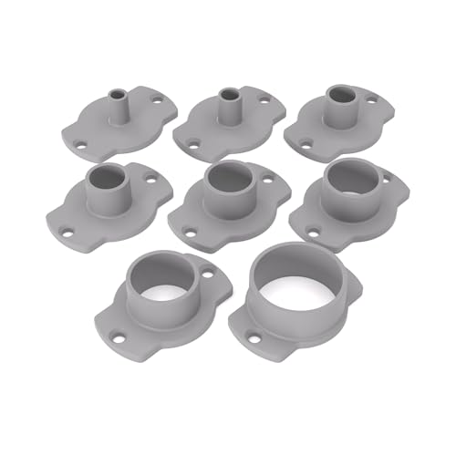 PRIWAS Kopierhülsen-Set passend für Dexter Power DP4/IC1200RT | Kopierringe passend für Dexter Power Oberfräsen (Set 2: 10/12/17/20/24/27/30/40) von PRIWAS