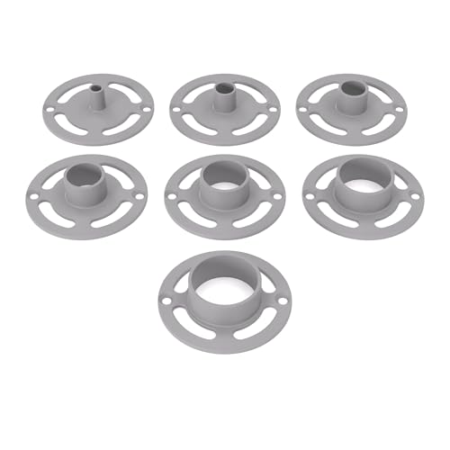 PRIWAS Kopierhülsen-Set passend für Festool OF900/OF1000/OF1010 | Kopierringe passend für Festool Oberfräsen (Set 1: Ø10/15/20/25/30/35/40 mm) von PRIWAS