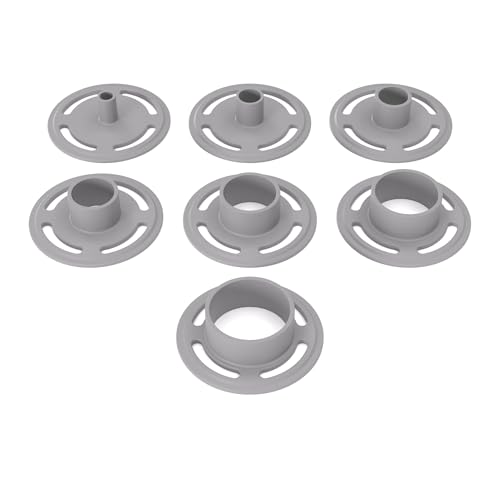 PRIWAS Kopierhülsen-Set passend für Makita RP/RT/3612/3620 | Kopierringe passend für Makita Oberfräsen (Set 1: Ø10/15/20/25/30/35/40 mm) von PRIWAS