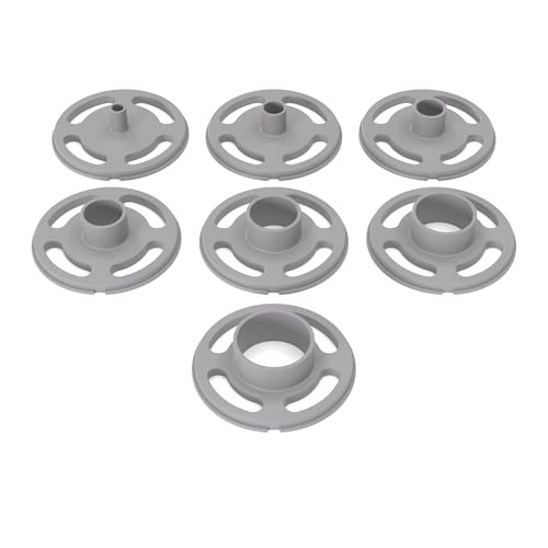 PRIWAS Kopierhülsen-Set passend für Triton TRA001/MOF001 | Kopierringe passend für Triton Oberfräsen (Set 1: Ø10/15/20/25/30/35/40 mm) von PRIWAS