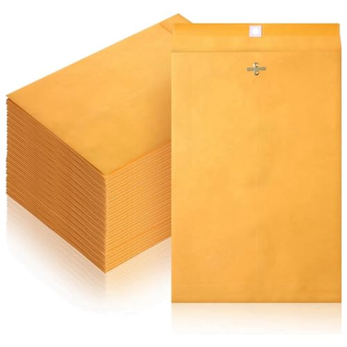 PRIZOM Briefumschläge mit Verschluss, 6 x 9 , mit Gummidichtung, Versandtaschen mit Verschluss, hergestellt aus Kraftpapier, 28 kg, 120 Stück PRIZOM Briefumschläge mit Verschluss, 6 x 9 , mit Gummidichtung, Versandtaschen mit Verschluss, hergestellt aus Kraftpapier, 28 kg, 120 Stück von PRIZOM
