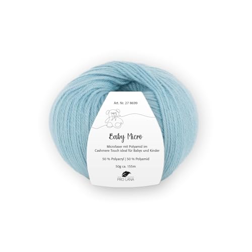 PRO LANA Baby Micro - Farbe: Wolke (59) - 50 g/ca. 155 m Wolle von PRO LANA
