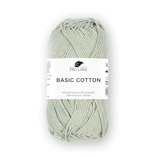 PRO LANA Basic Cotton - Farbe: Reseda (273) - 50 g/ca. 125 m Wolle von PRO LANA