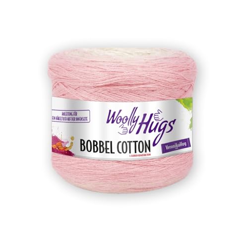 PRO LANA Bobbel Cotton - Woolly Hugs - Farbe: Beige/Rosa (71) - 200 g/ca. 800 m Wolle von PRO LANA