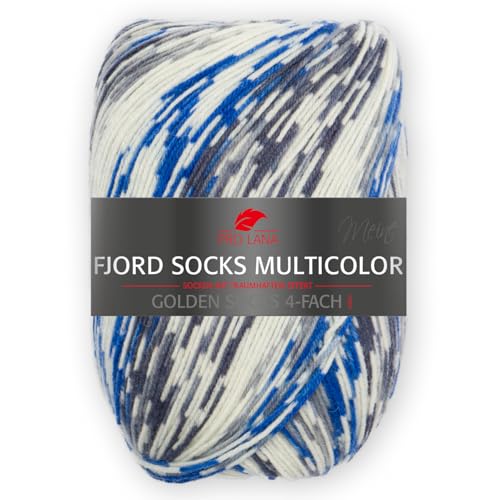 Pro Lana FJORD SOCKS MULTICOLOR 100 g 4-fach Sockenwolle mit einem einzigartigen Fjordmuster 425 m, Farbe:483 Pro Lana FJORD SOCKS MULTICOLOR 100 g 4-fach Sockenwolle mit einem einzigartigen Fjordmuster 425 m, Farbe:483 von PRO LANA