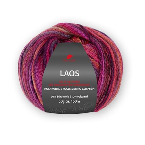 PRO LANA Laos - Farbe: Beere (82) - 50 g/ca. 150 m Wolle von PRO LANA