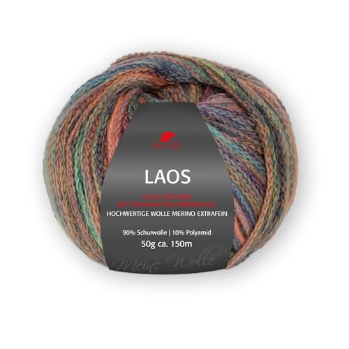 PRO LANA Laos - Farbe: Koralle (84) - 50 g/ca. 150 m Wolle von PRO LANA