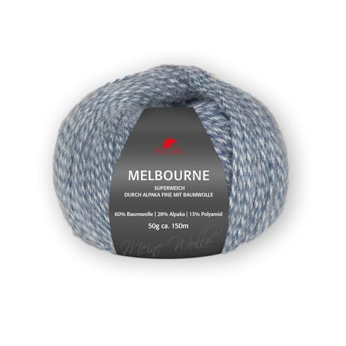 PRO LANA Melbourne - Farbe: Jeans (285) - 50 g/ca. 150 m Wolle von PRO LANA