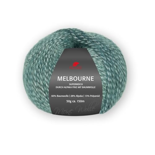 PRO LANA Melbourne - Farbe: Smaragd (286) - 50 g/ca. 150 m Wolle von PRO LANA