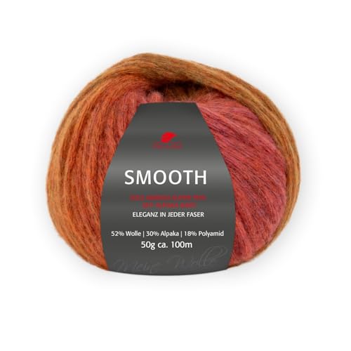 PRO LANA Smooth - Farbe: Rot Color (83) - 50 g/ca. 100 m Wolle von PRO LANA