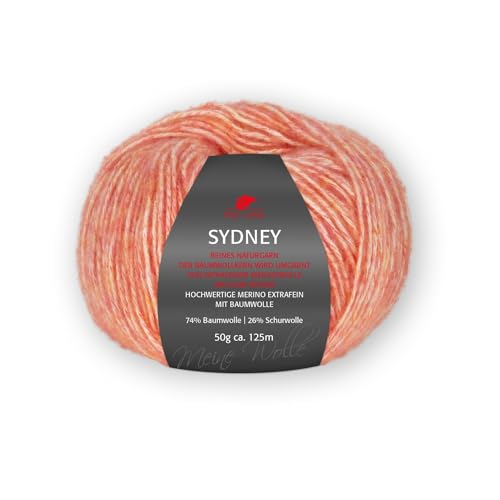 PRO LANA Sydney - Farbe: Lachs (25) - 50 g/ca. 125 m Wolle von PRO LANA