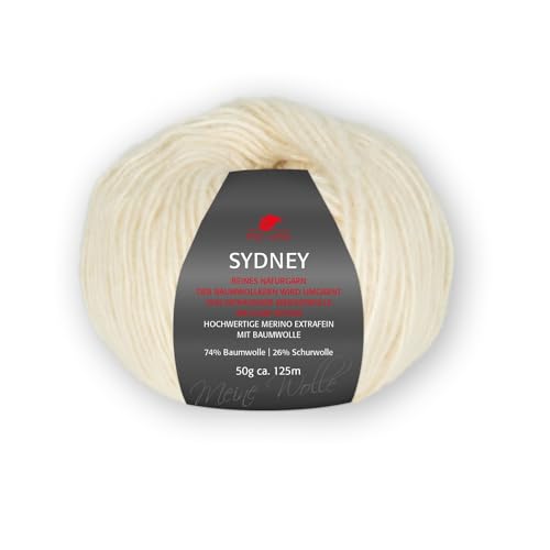 PRO LANA Sydney - Farbe: Natur (02) - 50 g/ca. 125 m Wolle von PRO LANA