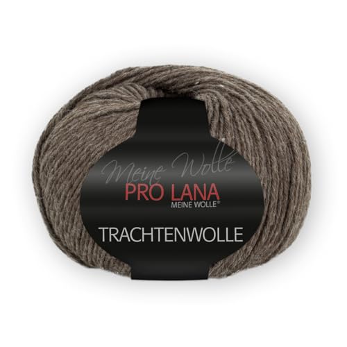 PRO LANA Trachtenwolle - Farbe: Holz Meliert (14) - 100 g/ca. 200 m Wolle von PRO LANA