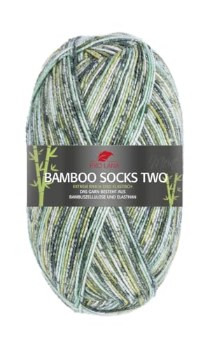 Pro Lana Sockenwolle,Bamboo Socks 100g/400m, 63% Polyacryl, 30% Viskose, 7% Polyester, 4-fädig, Nachhaltig (1016) von PRO LANA