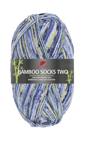 Pro Lana Sockenwolle,Bamboo Socks 100g/400m, 63% Polyacryl, 30% Viskose, 7% Polyester, 4-fädig, Nachhaltig (1019) von PRO LANA
