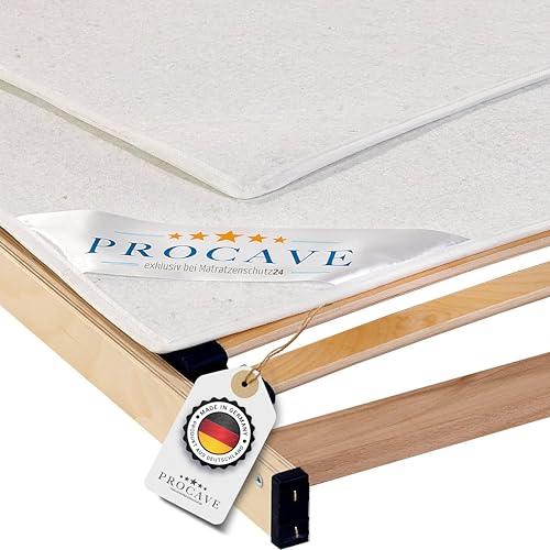 PROCAVE | Hochwertiger Filzschoner für Lattenrost | Schützende Matratzenunterlage 100x200 cm | atmungsaktiver Matratzenschoner aus Nadelfilz | Made in Germany von PROCAVE