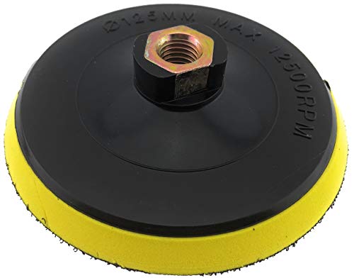 PRODIAMANT Aufnahmeteller 125 mm M14 – Flexibler Klett-Stützteller mit dämpfendem Schaum für Nass- und Trockenschleifen, Beton, Metall, Stein, Lack PRODIAMANT Aufnahmeteller 125 mm M14 – Flexibler Klett-Stützteller mit dämpfendem Schaum für Nass- und Trockenschleifen, Beton, Metall, Stein, Lack von PRODIAMANT