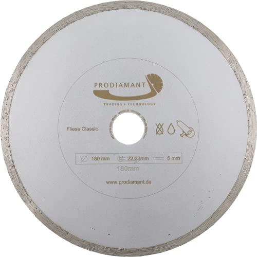 PRODIAMANT Diamant-Trennscheibe Fliese 180 mm x 30 mm Diamanttrennscheibe 180mm PRODIAMANT Diamant-Trennscheibe Fliese 180 mm x 30 mm Diamanttrennscheibe 180mm von PRODIAMANT
