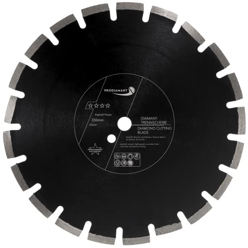 PRODIAMANT Diamantscheibe 350 mm x 20 mm Abrasiv für Straßen, Asphalt, Estrich, Leichtbeton, frischer Beton, Sandstein und Schamott PRODIAMANT Diamantscheibe 350 mm x 20 mm Abrasiv für Straßen, Asphalt, Estrich, Leichtbeton, frischer Beton, Sandstein und Schamott von PRODIAMANT