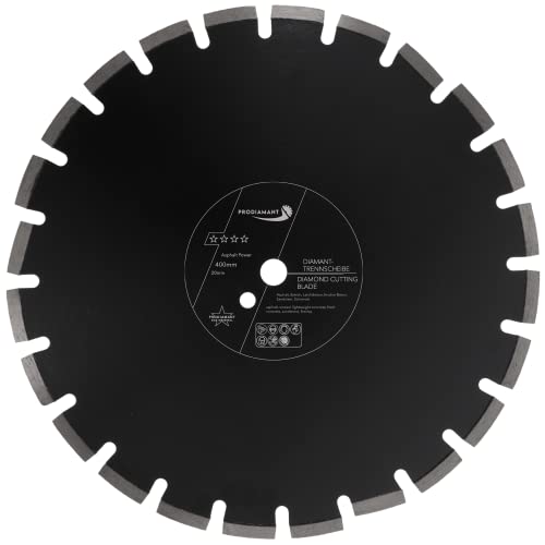 PRODIAMANT Diamantscheibe 400 mm x 20 mm Abrasiv für Straßen, Asphalt, Estrich, Leichtbeton, frischer Beton, Sandstein und Schamott PRODIAMANT Diamantscheibe 400 mm x 20 mm Abrasiv für Straßen, Asphalt, Estrich, Leichtbeton, frischer Beton, Sandstein und Schamott von PRODIAMANT