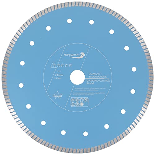 PRODIAMANT F33 Profi Diamant Trennscheibe ø 230mm für Natursteine Granit und Fliesen Bohrung 22,2mm M14 extra dünne Naturstein Diamantscheibe PRODIAMANT F33 Profi Diamant Trennscheibe ø 230mm für Natursteine Granit und Fliesen Bohrung 22,2mm M14 extra dünne Naturstein Diamantscheibe von PRODIAMANT