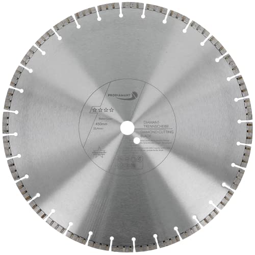 PRODIAMANT Laser Diamanttrennscheibe 450mm x 25,4 Beton Stahlbeton Stein und Ziegel Diamant Turbo-Segmente lasergeschweißt PRODIAMANT Laser Diamanttrennscheibe 450mm x 25,4 Beton Stahlbeton Stein und Ziegel Diamant Turbo-Segmente lasergeschweißt von PRODIAMANT