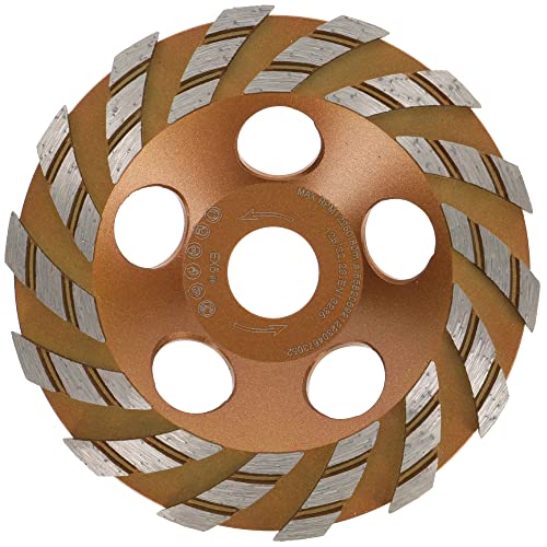 PRODIAMANT Premium Diamant-Schleiftopf 125 mm x 22,2 mm Diamantschleifteller TurboSpeed+ für Beton, Mauerwerk, Stein PRODIAMANT Premium Diamant-Schleiftopf 125 mm x 22,2 mm Diamantschleifteller TurboSpeed+ für Beton, Mauerwerk, Stein von PRODIAMANT