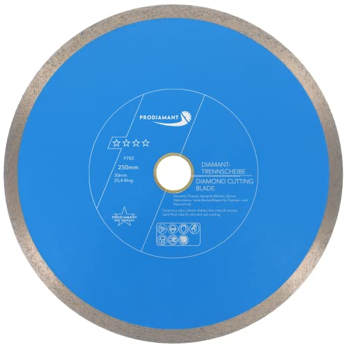 PRODIAMANT Profi Diamant Fliesenscheibe Pro-Rim F702 250mm Bohrung 30mm mit Ring 25,4mm für Nassschneider Wassersäge sauberer Schnittkante PRODIAMANT Profi Diamant Fliesenscheibe Pro-Rim F702 250mm Bohrung 30mm mit Ring 25,4mm für Nassschneider Wassersäge sauberer Schnittkante von PRODIAMANT