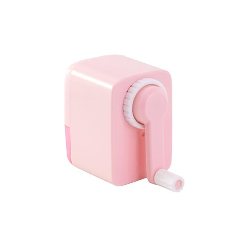 PROMISE FLOURISH Bleistiftspitzer Automatischer Bleistiftspitzer, Automatischer Handkurbel Bleistift Schneidwerkzeug für Schule Büro Zuhause (Rosa) von PROMISE FLOURISH