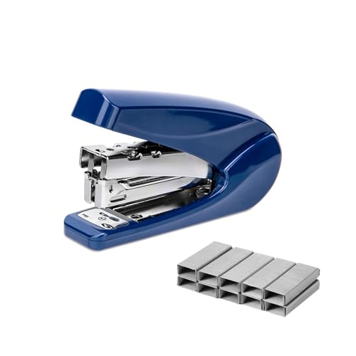PROMISE FLOURISH Bürohefter mit 1000 Standardklammern, 2 Bindemodi Hefter (Blau) von PROMISE FLOURISH