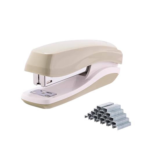 PROMISE FLOURISH Desktop Hefter, Mini Hefter mit großer Kapazität 100 Heftklammern, 2 Bindungsmodi Heftklammern für Büro Schule Zuhause (Grün) von PROMISE FLOURISH