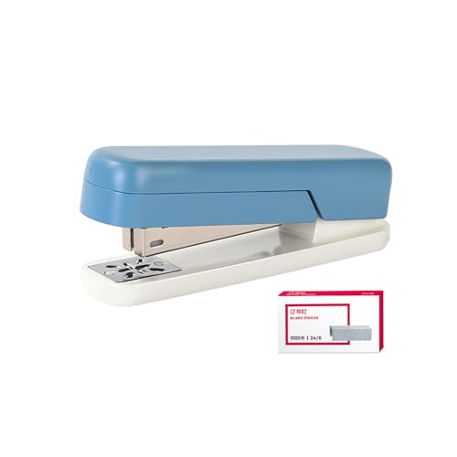 PROMISE FLOURISH Drehhefter, 20 Blatt Kapazität Schwingarm Schwenkhefter mit 1000 Heftklammern (Blau) von PROMISE FLOURISH