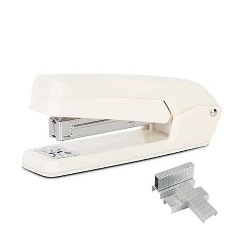 PROMISE FLOURISH Drehhefter, 20 Blatt Kapazität Schwingarm Schwenkhefter mit 1000 Heftklammern (Weiß) von PROMISE FLOURISH