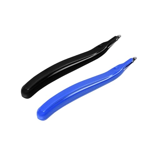 PROMISE FLOURISH Heftklammerentferner, professioneller magnetischer Heftklammerentferner, universeller Abzieher, gummierter Heftklammerentferner, Werkzeug für Büro, Schule, Zuhause (Schwarzblau) von PROMISE FLOURISH