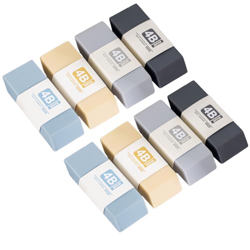 PROMISE FLOURISH Radiergummi, 8 Stück, 4B Radiergummi, Morandi-Farben von PROMISE FLOURISH