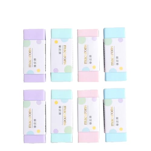 PROMISE FLOURISH Radiergummi-Box mit Radiergummis, 8 Stück, Lernwerkzeug, Radiergummi für Schule, Zuhause, Büro PROMISE FLOURISH Radiergummi-Box mit Radiergummis, 8 Stück, Lernwerkzeug, Radiergummi für Schule, Zuhause, Büro von PROMISE FLOURISH
