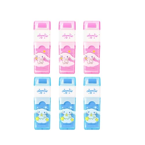 PROMISE FLOURISH Radiergummi mit Cartoon-Tiermotiven, 6 Stück, niedlicher Radiergummi PROMISE FLOURISH Radiergummi mit Cartoon-Tiermotiven, 6 Stück, niedlicher Radiergummi von PROMISE FLOURISH