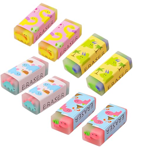PROMISE FLOURISH Radiergummis, zylindrische Kawaii-Radiergummis für Schule, Büro, Zuhause von PROMISE FLOURISH