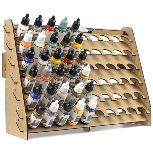 PROSCALE Paint rack vallejo Wand farbständer. Tabletop vallejo farben aufbewahrung model wall paint rack organizer for hobbyzone pinsel paint station (26 mm) von PROSCALE