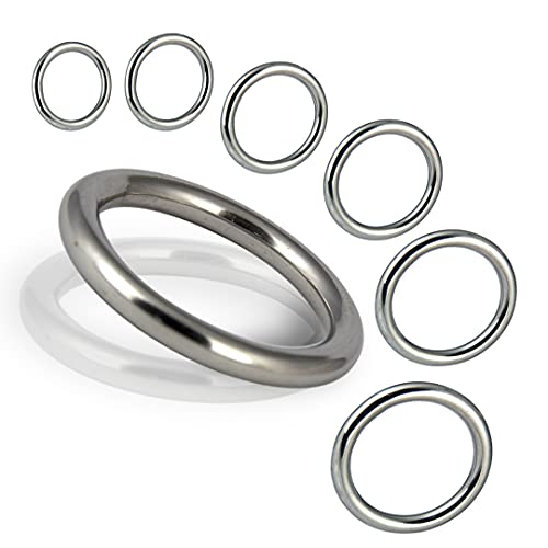 PROTECH 1 Stück Ring 4x40 rostfreier Edelstahl Rundringe geschweißt poliert O-Ring Metallring Edelstahlringe Innen 40mm PROTECH 1 Stück Ring 4x40 rostfreier Edelstahl Rundringe geschweißt poliert O-Ring Metallring Edelstahlringe Innen 40mm von PROTECH