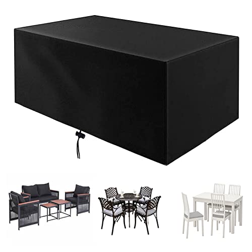 PROUH Möbelbezüge Wasserdicht 210x70x85cm, Rechteckig/Quadrat Terrasse Tischdecke Wasserdicht, 420D Heavy Duty Oxford Stoff von PROUH