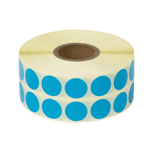 Prolac Markierungspunkte – 4000 Stück Bunte Klebepunkte auf Rolle, 15x15 - Blau Prolac Markierungspunkte – 4000 Stück Bunte Klebepunkte auf Rolle, 15x15 - Blau von PROlac Beschriftungen