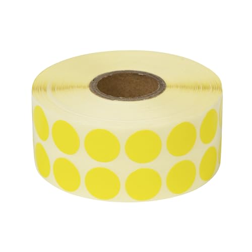 Prolac Markierungspunkte – 4000 Stück Bunte Klebepunkte auf Rolle, 15x15 - Gelb Prolac Markierungspunkte – 4000 Stück Bunte Klebepunkte auf Rolle, 15x15 - Gelb von PROlac Beschriftungen