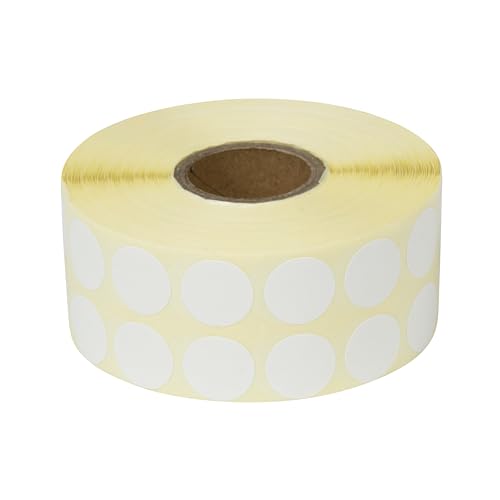 Prolac Markierungspunkte – 4000 Stück Bunte Klebepunkte auf Rolle, 15x15 - Weiß Prolac Markierungspunkte – 4000 Stück Bunte Klebepunkte auf Rolle, 15x15 - Weiß von PROlac Beschriftungen