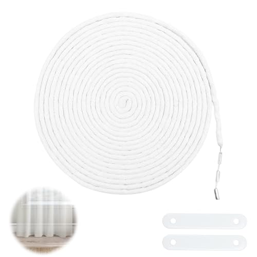 PRZRAO 10M Beschwerungsband für Gardinen mit 2 Stück Gewichte, Metal Bleifrei Gardinenbeschwerer, weiß Band für Vorhänge Beschwerer Indoor Vorhangbeschwerung Schwer Vorhanggewichte Outdoor (30g/m) PRZRAO 10M Beschwerungsband für Gardinen mit 2 Stück Gewichte, Metal Bleifrei Gardinenbeschwerer, weiß Band für Vorhänge Beschwerer Indoor Vorhangbeschwerung Schwer Vorhanggewichte Outdoor (30g/m) von PRZRAO