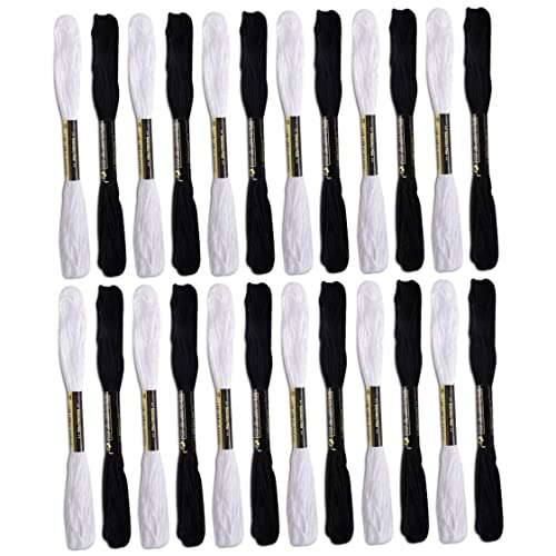 24 PCs Kreuzstichlinien Stränge gestrandete Kreuzstichblätter Baumwollstickfäden 8mcross -Fäden 24 PCs Kreuzstichlinien Stränge gestrandete Kreuzstichblätter Baumwollstickfäden 8mcross -Fäden von PSFDEWT